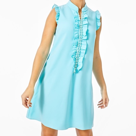 Lilly Pulitzer | Dresses | Lilly Pulitzer Adalee Shift Blue Ibiza | Poshmark
